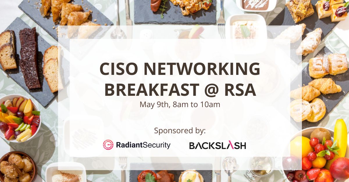 RSA CISO Breakfast
